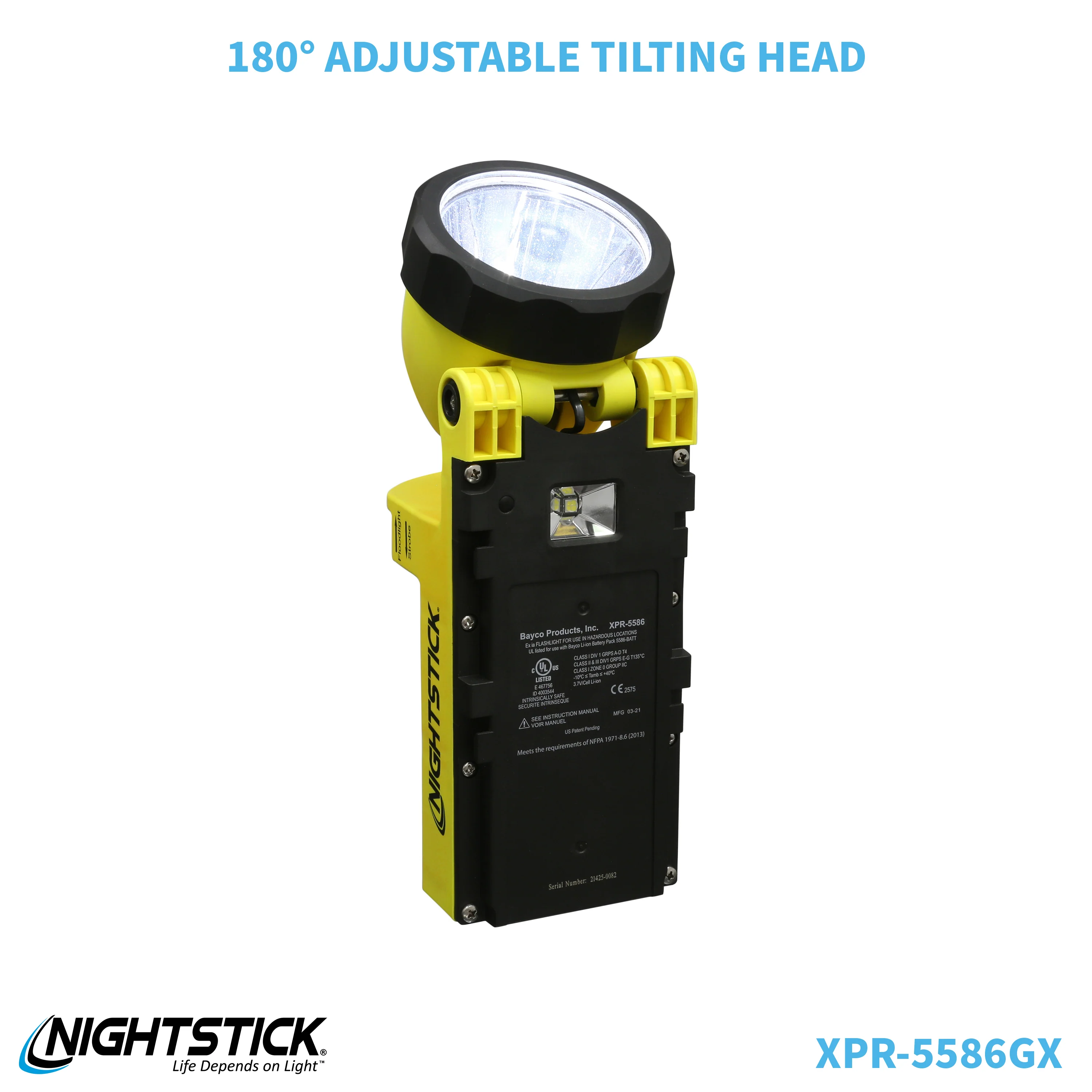 XPR-5586GX: IS Rechargeable Dual-Light Lantern w/Pivoting Head - Image 55