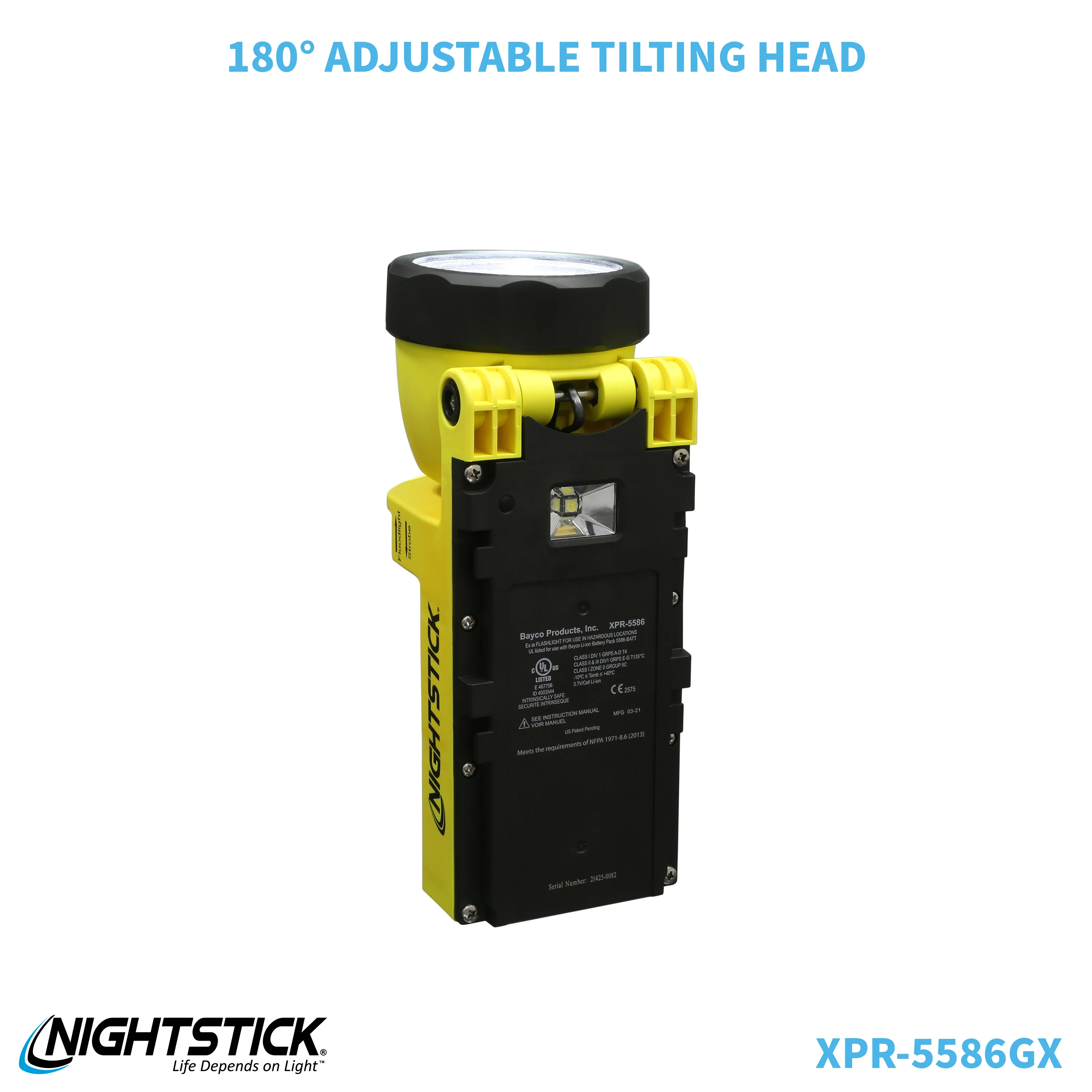 XPR-5586GX: IS Rechargeable Dual-Light Lantern w/Pivoting Head - Image 56