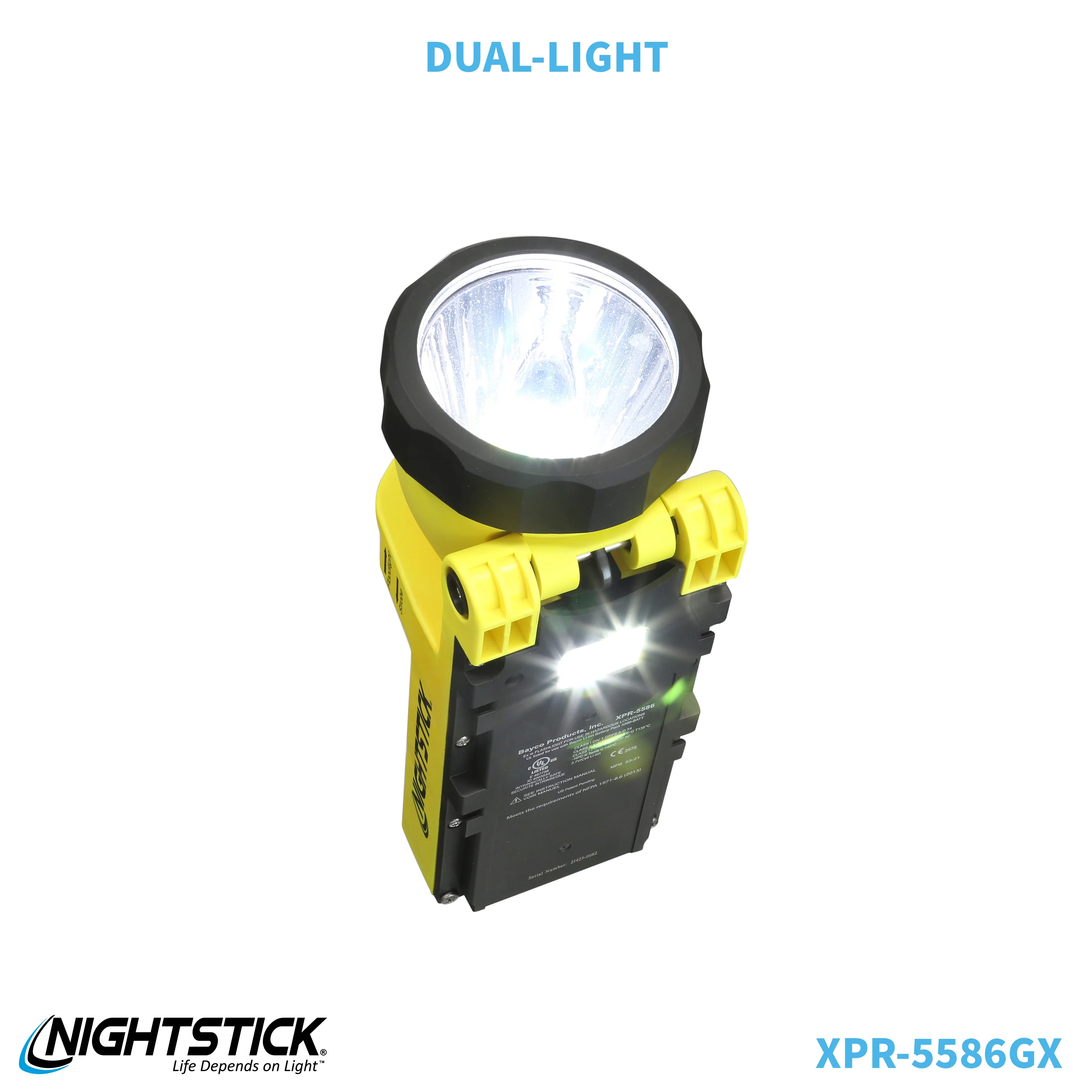 XPR-5586GX: IS Rechargeable Dual-Light Lantern w/Pivoting Head - Image 59