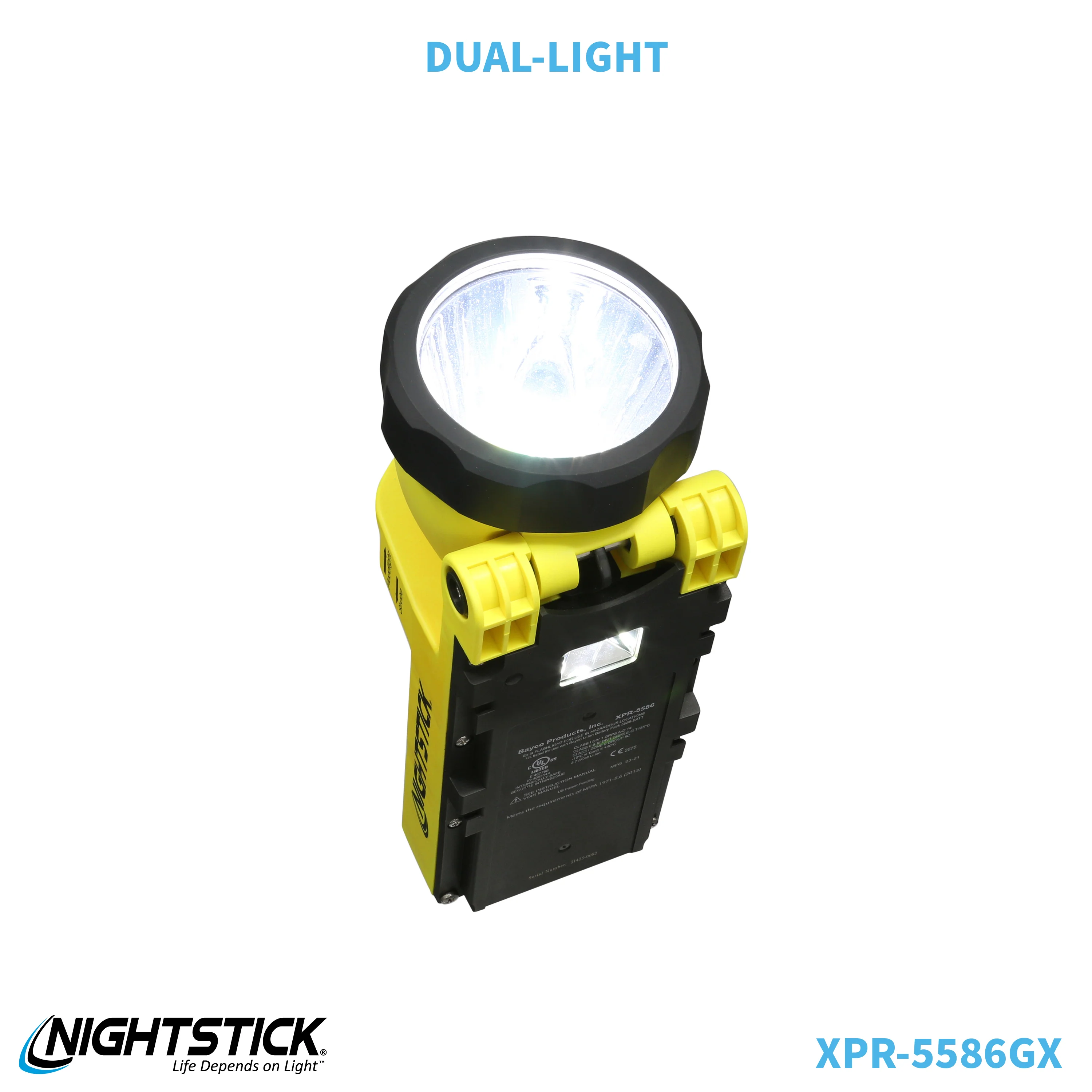 XPR-5586GX: IS Rechargeable Dual-Light Lantern w/Pivoting Head - Image 65